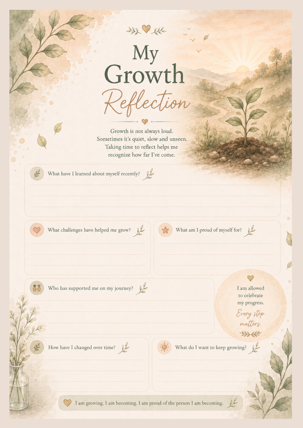Emotional Resilience Journal for Children | A Gentle Guided Journal for Big Feelings, Confidence & Emotional Growth