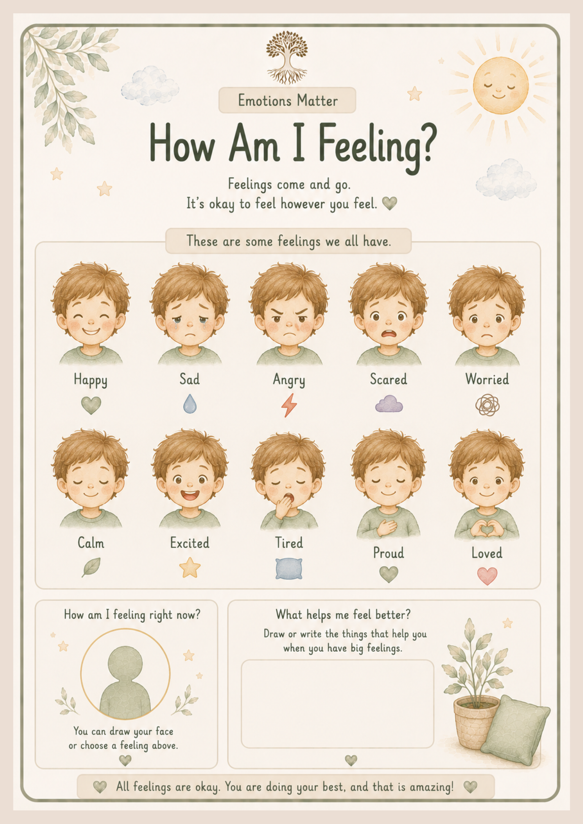 Sensory-Friendly Learning Pack | Printable Calm & Neurodivergent Learning Activities for Children