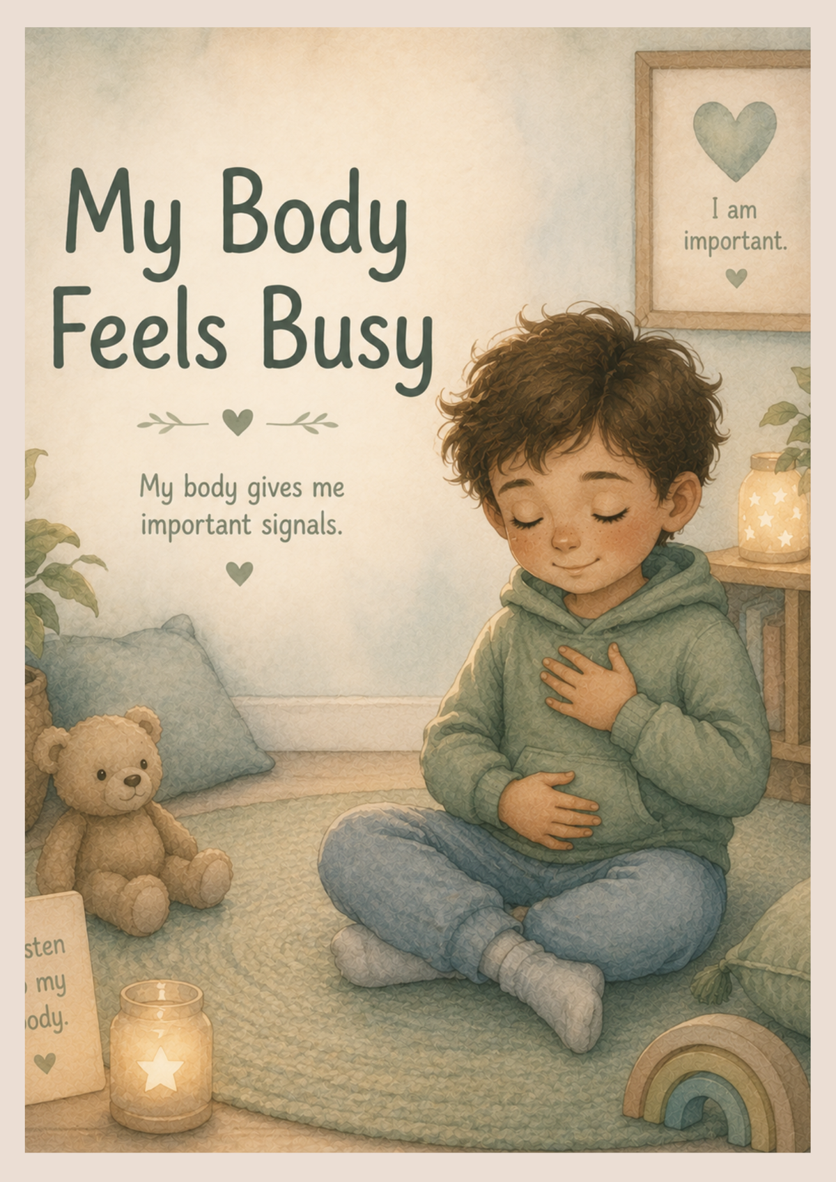 My Body Feels Busy | Autism  Friendly Social Story Printable PDF