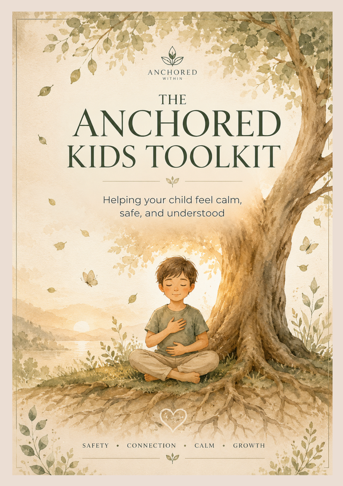 The Anchored Kids Toolkit | Printable Emotional Regulation & Calm Support Bundle for Children