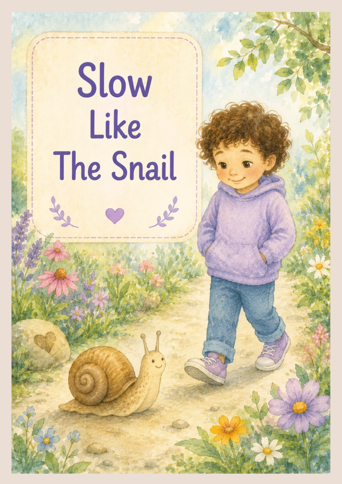 Slow Like the Snail | Printable Social Story for Slowing Down & Emotional Regulation