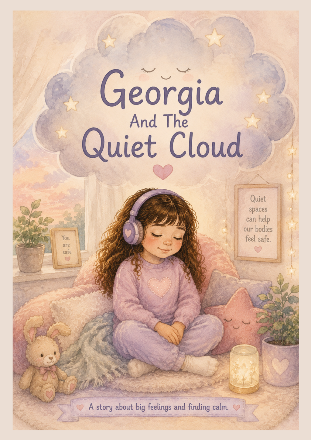 Georgia and the Quiet Cloud | Printable Social Story for Sensory Overwhelm & Finding Calm