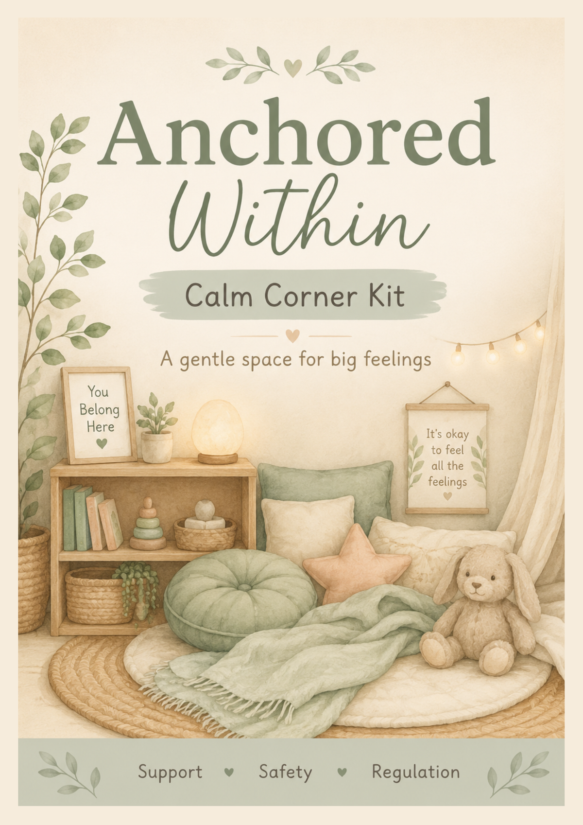 Calm Corner Kit | Printable Emotional Regulation & Visual Support Pack