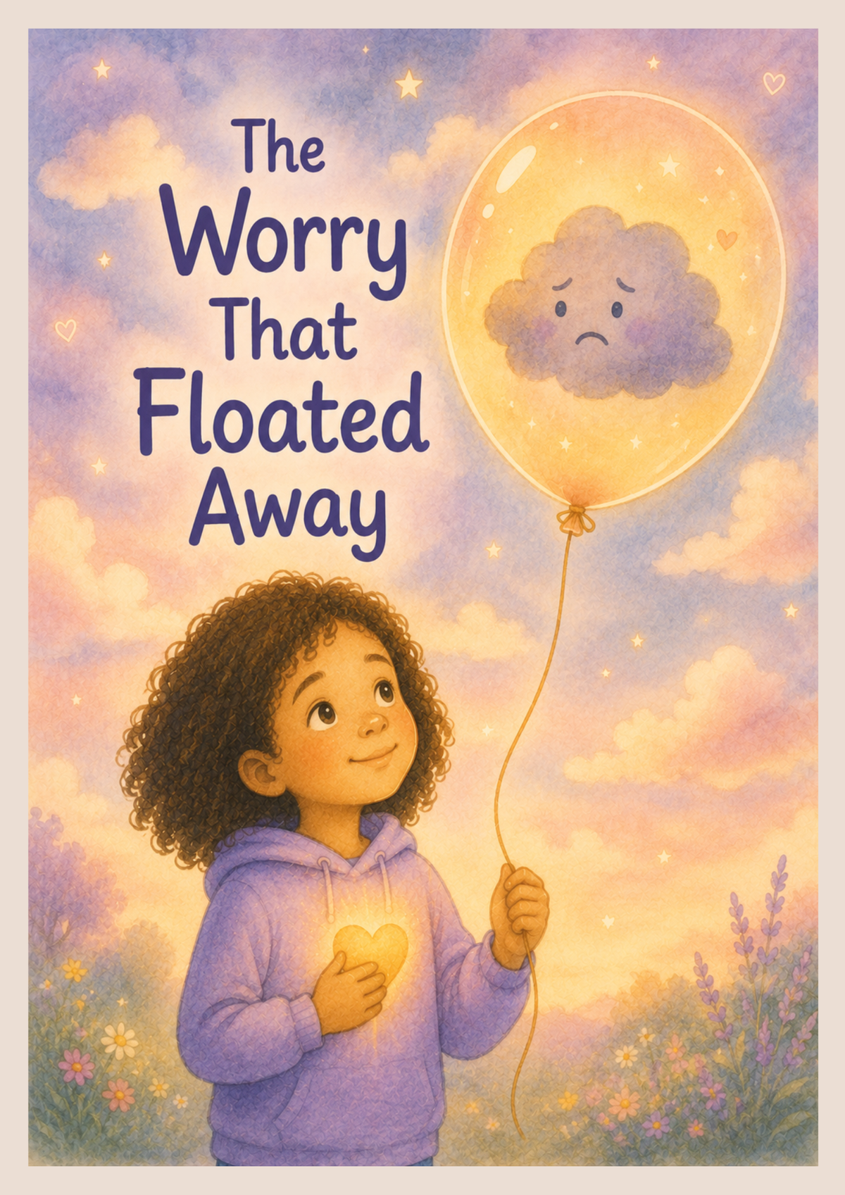 The Worry That Floated Away | Printable Social Story for Anxiety Support 🎈