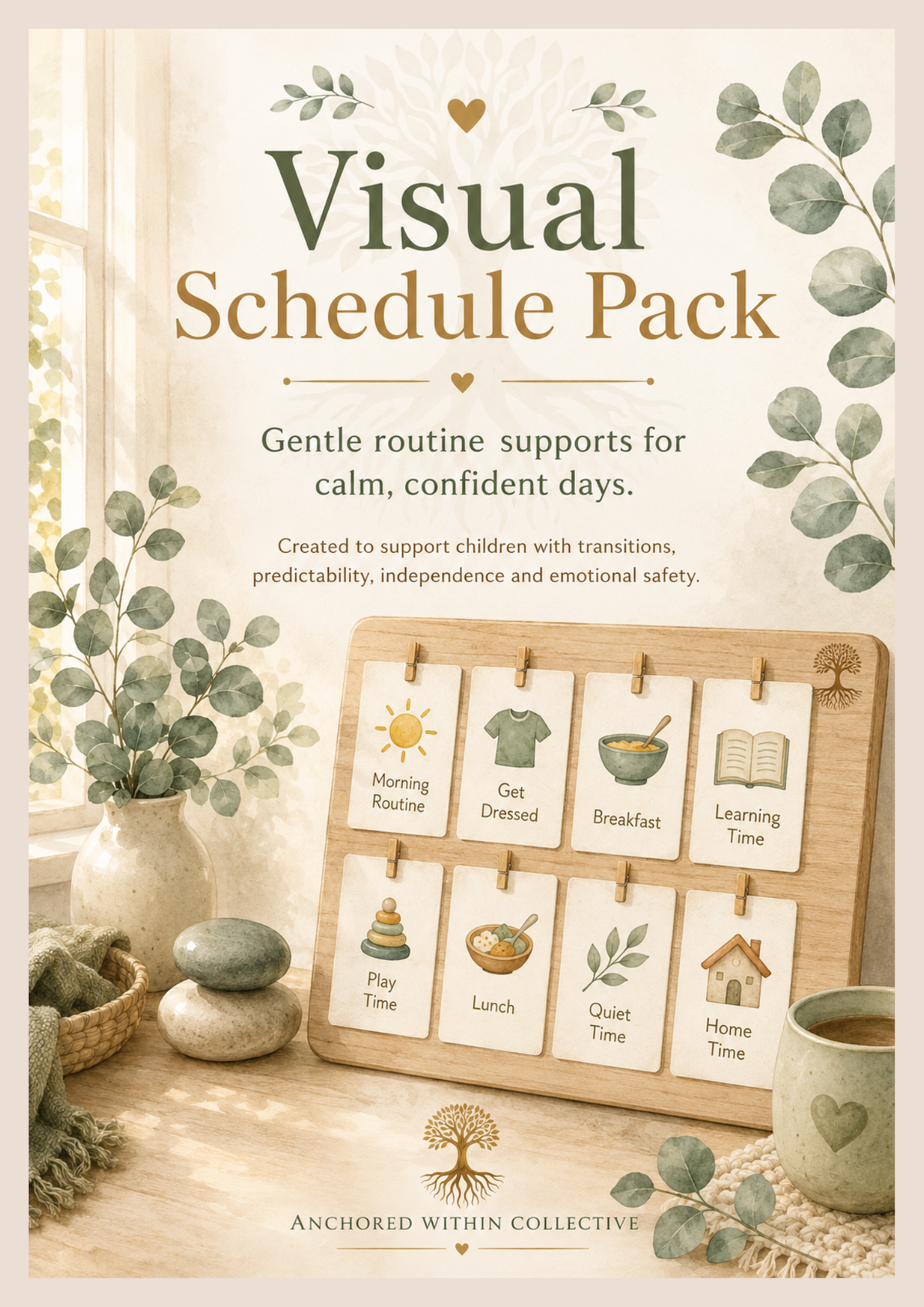 Visual Schedule Pack | Printable Visual Routine Cards for Autism & School Readiness