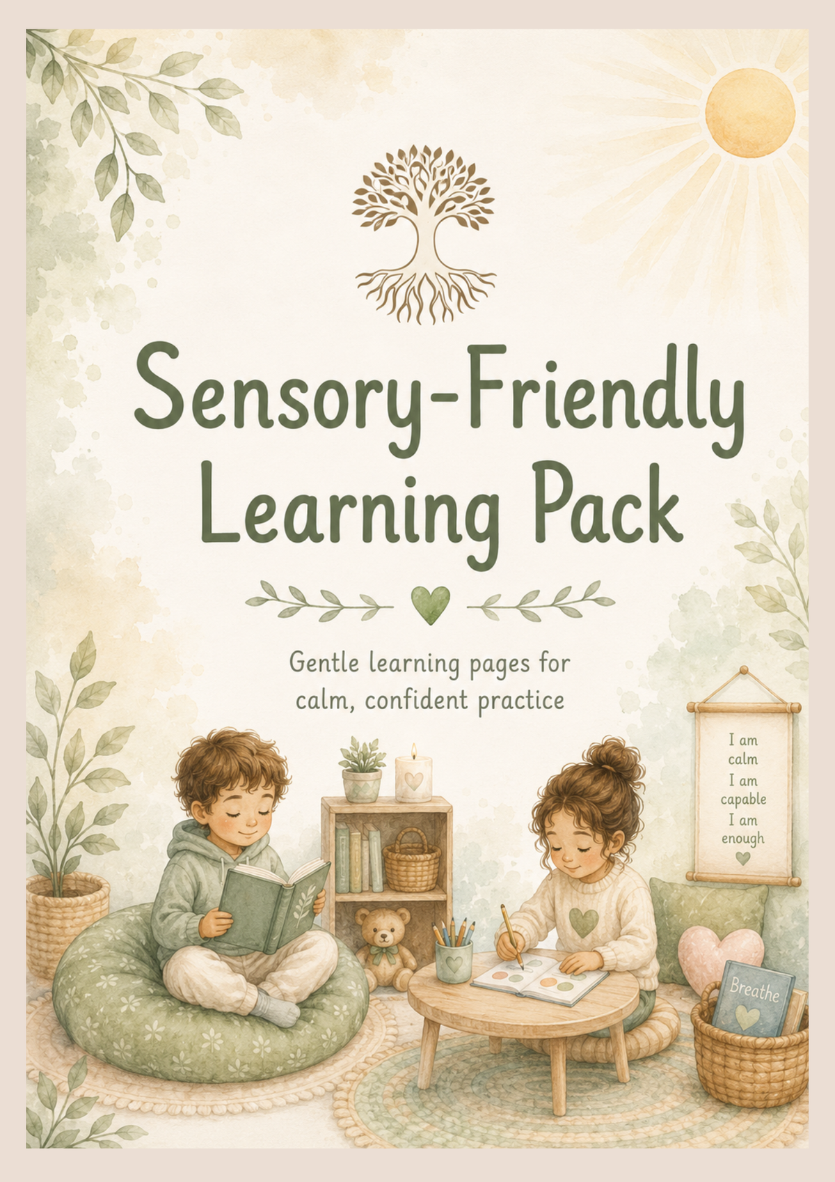 Sensory-Friendly Learning Pack | Printable Calm & Neurodivergent Learning Activities for Children