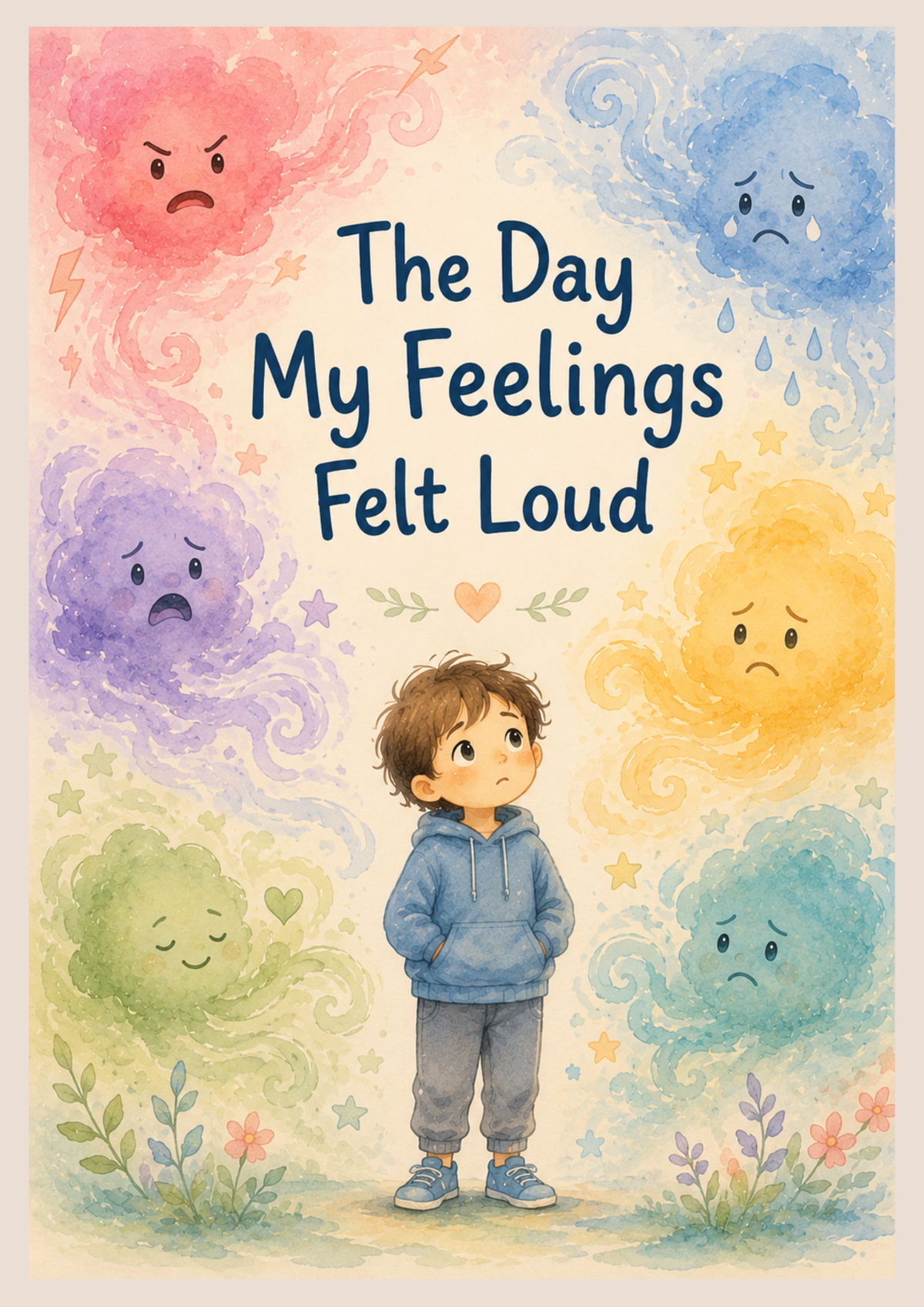 The Day My Feelings Felt Loud | Printable Social Story for Emotional Regulation & Big Feelings