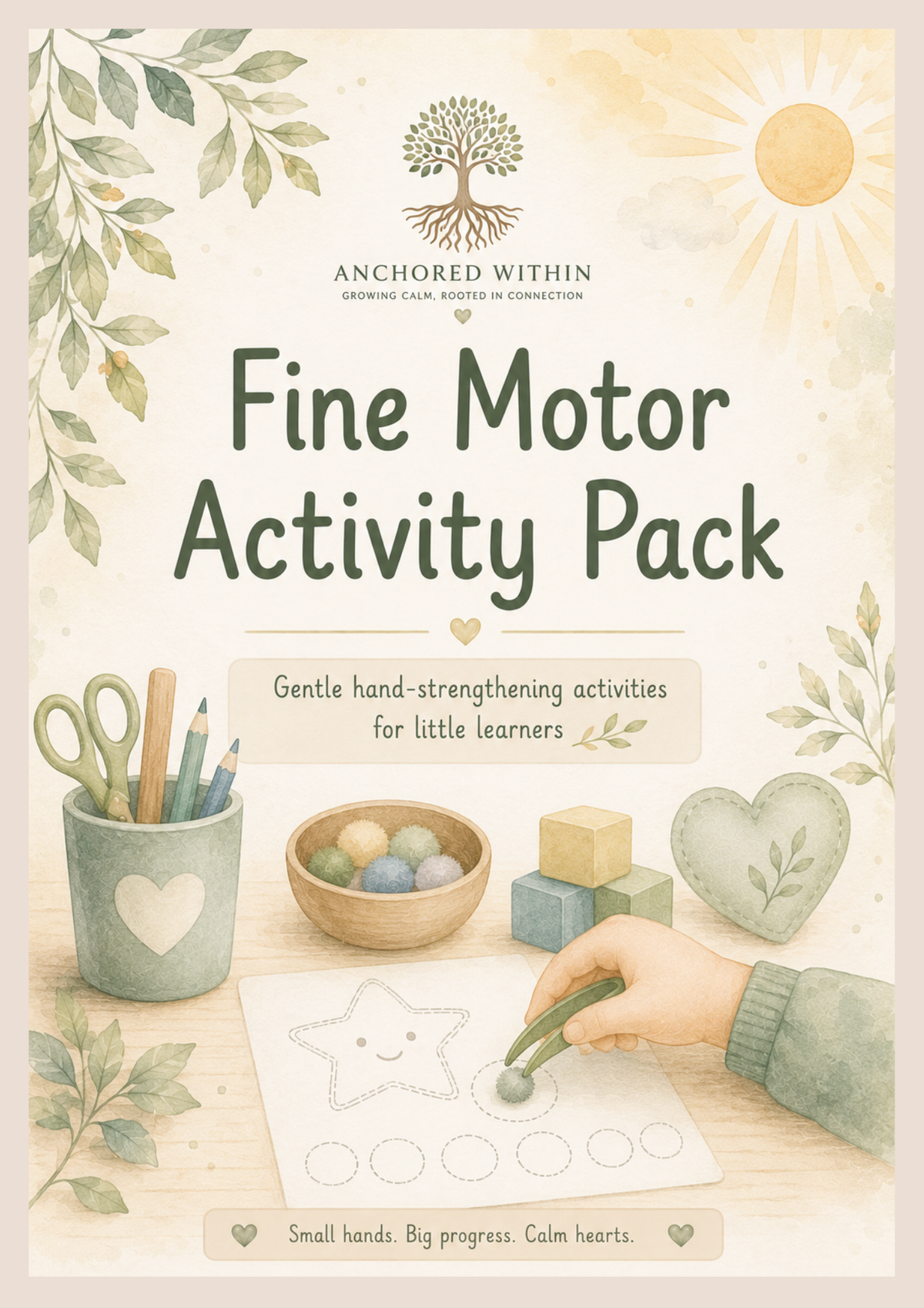 Fine Motor Activity Pack | Printable Preschool & School Readiness Worksheets