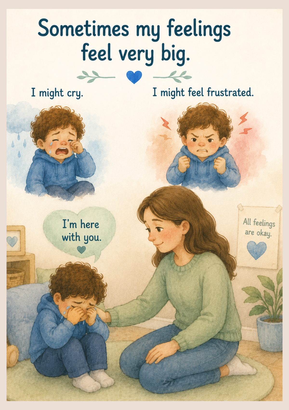 Big Feelings Are Allowed | Autism Social Story Printable PDF