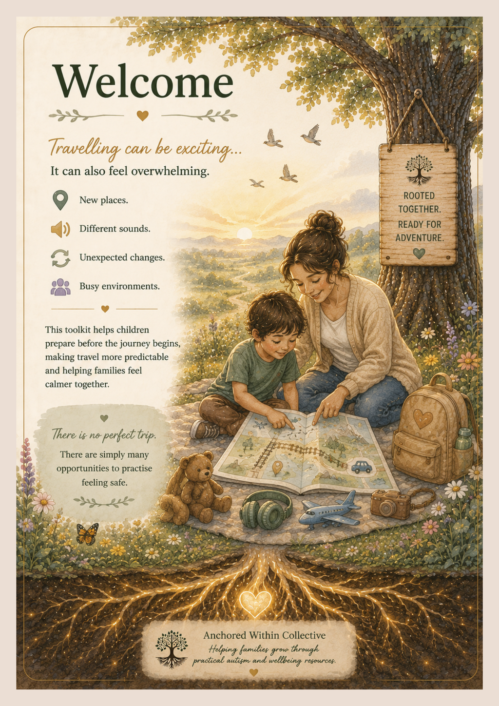Travel Support Toolkit | Printable Autism Travel Planner & Visual Supports for Children (PDF Download)