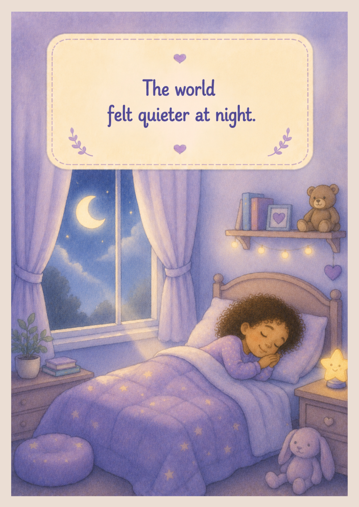 Moonlight Hugs | Printable Bedtime Social Story for Calm & Emotional Safety