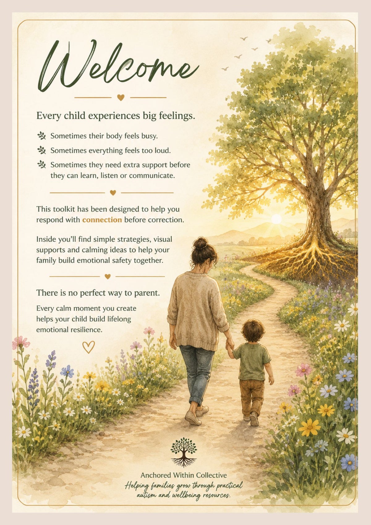 Calm Home Toolkit | Printable Emotional Regulation & Calm Corner Resource for Parents of Autistic & Neurodivergent Children (PDF Download)