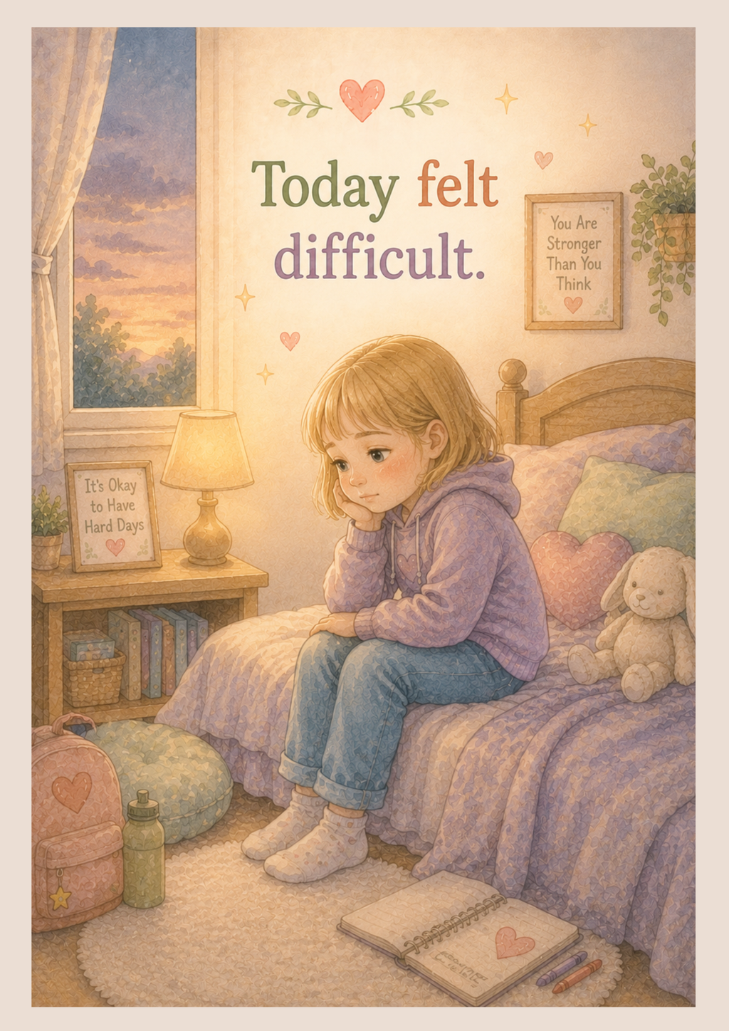 Tomorrow Is A New Day | Autism-Friendly Social Story | Printable PDF for Emotional Resilience & Hope