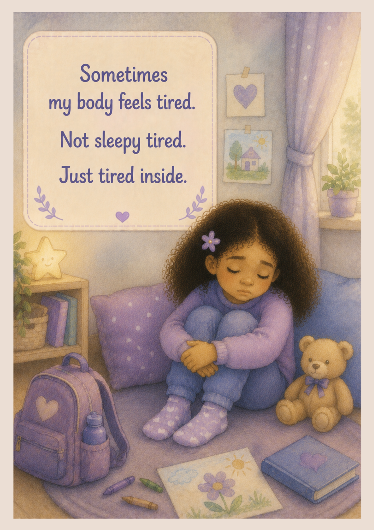 My Body Needed a Break | Printable Social Story for Recognising Overwhelm & Self-Regulation