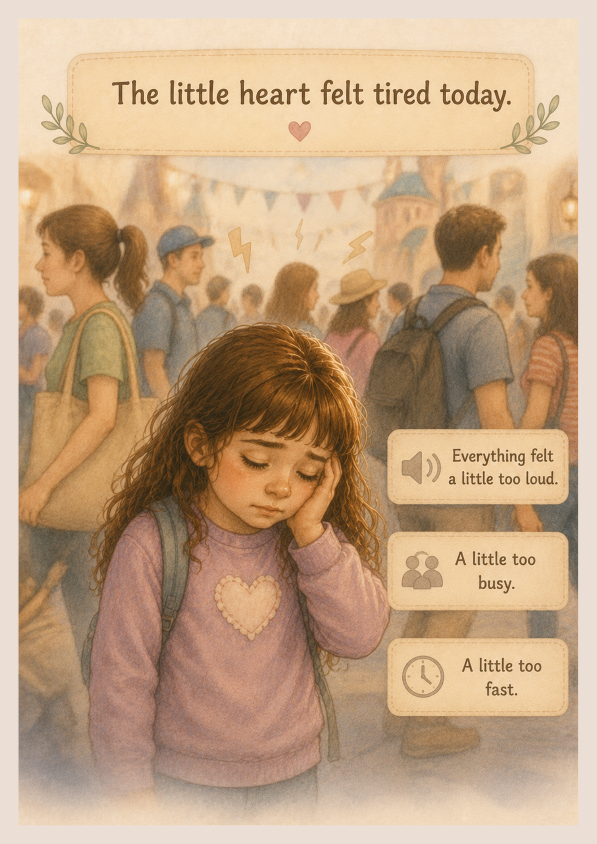 The Little Heart That Needed Rest | Autism-Friendly Social Story | Printable PDF for Overwhelm, Emotional Safety & Rest