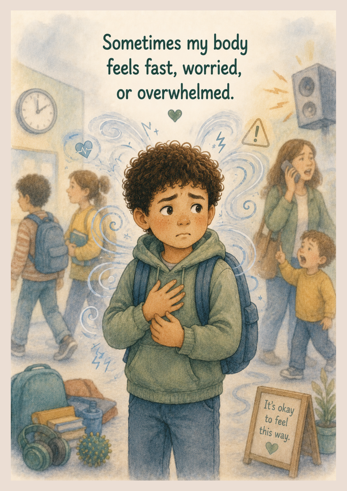 The Brave Little Breath | Autism Friendly Social Story | Printable PDF