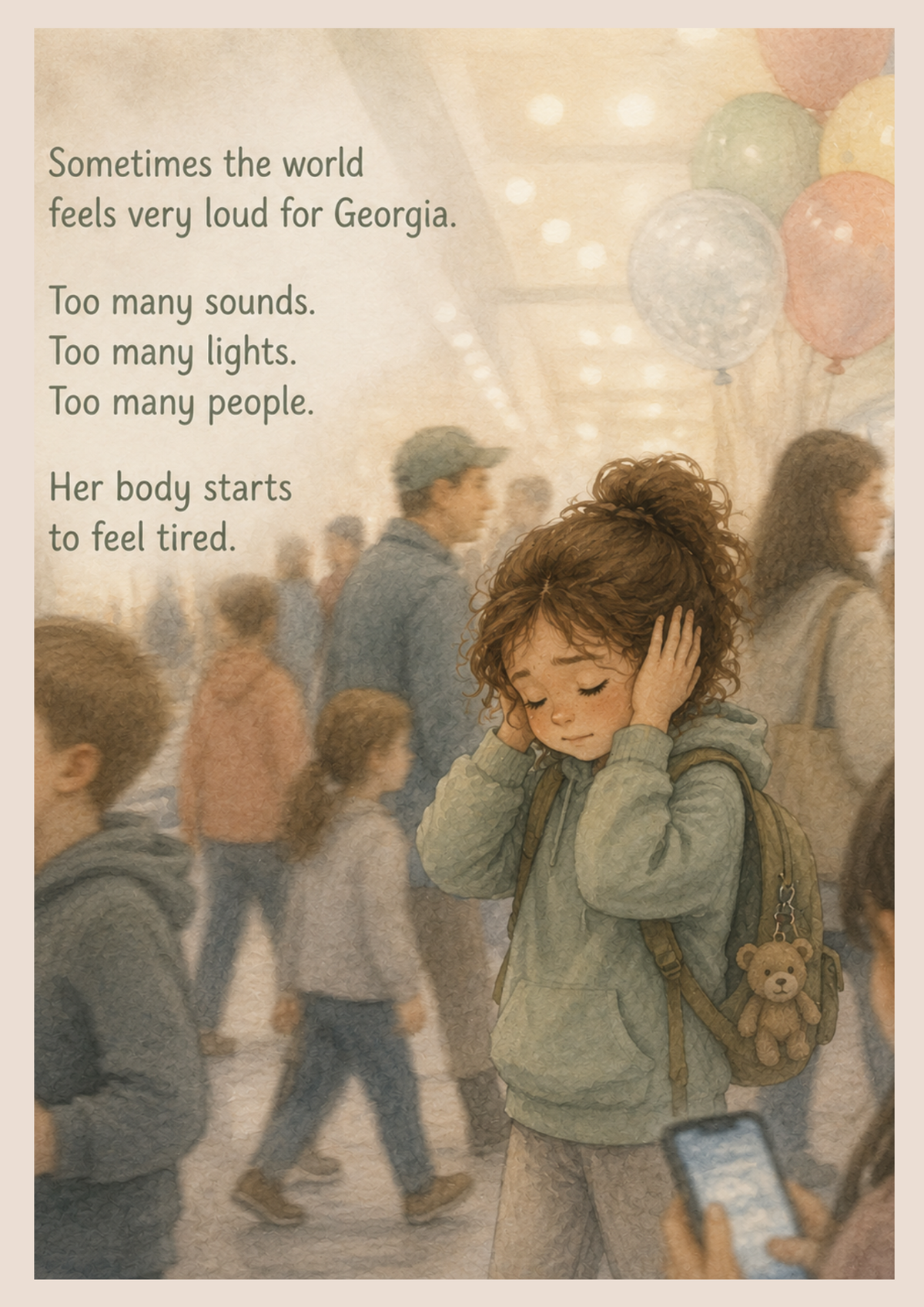 Georgia Likes Quiet Spaces | Autism Social Story Printable PDF