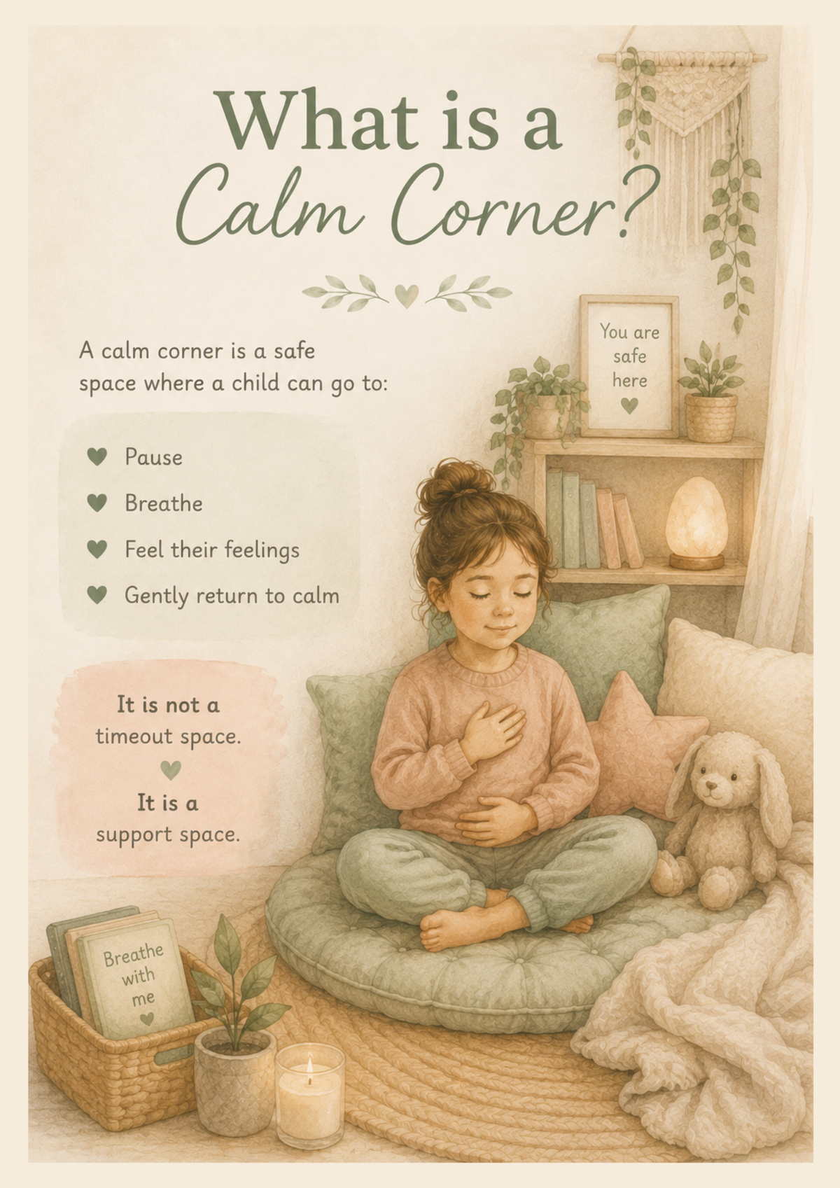 Calm Corner Kit | Printable Emotional Regulation & Visual Support Pack