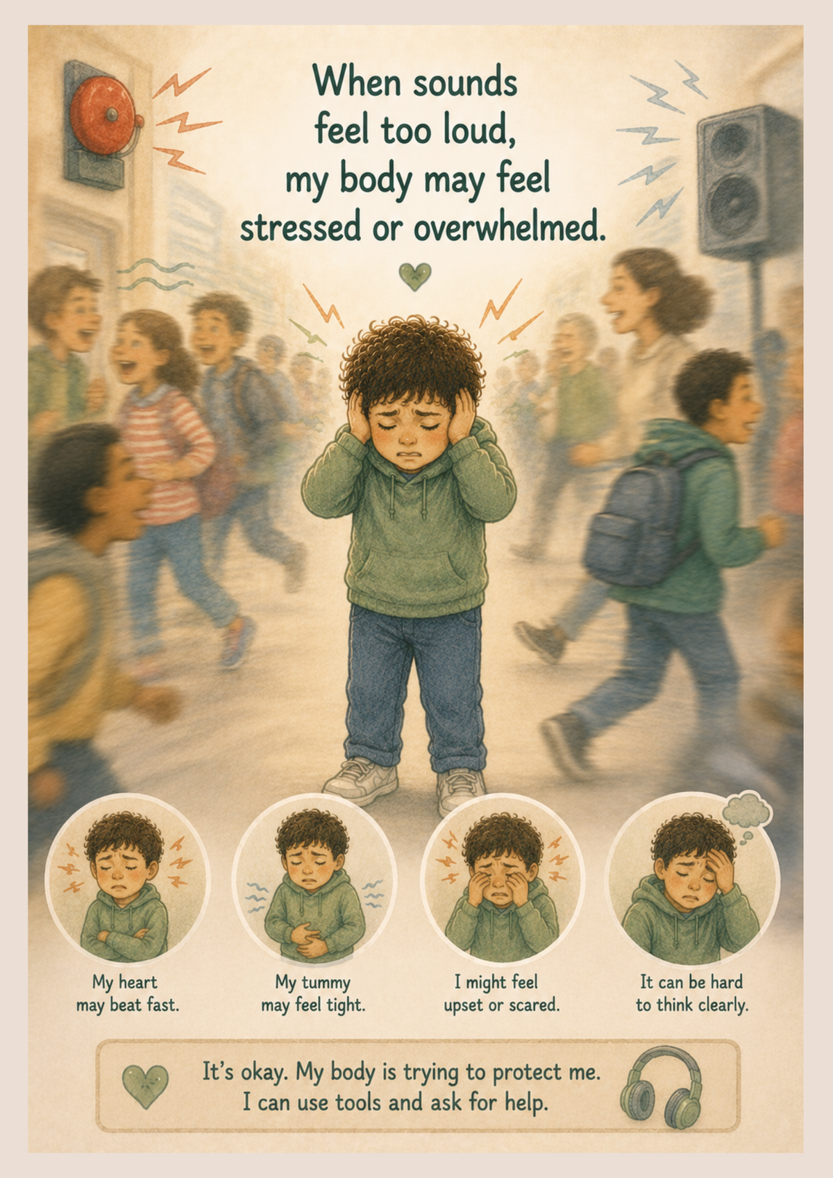 When Sounds Feel Too Loud | Autism-Friendly Social Story for Noise Sensitivity
