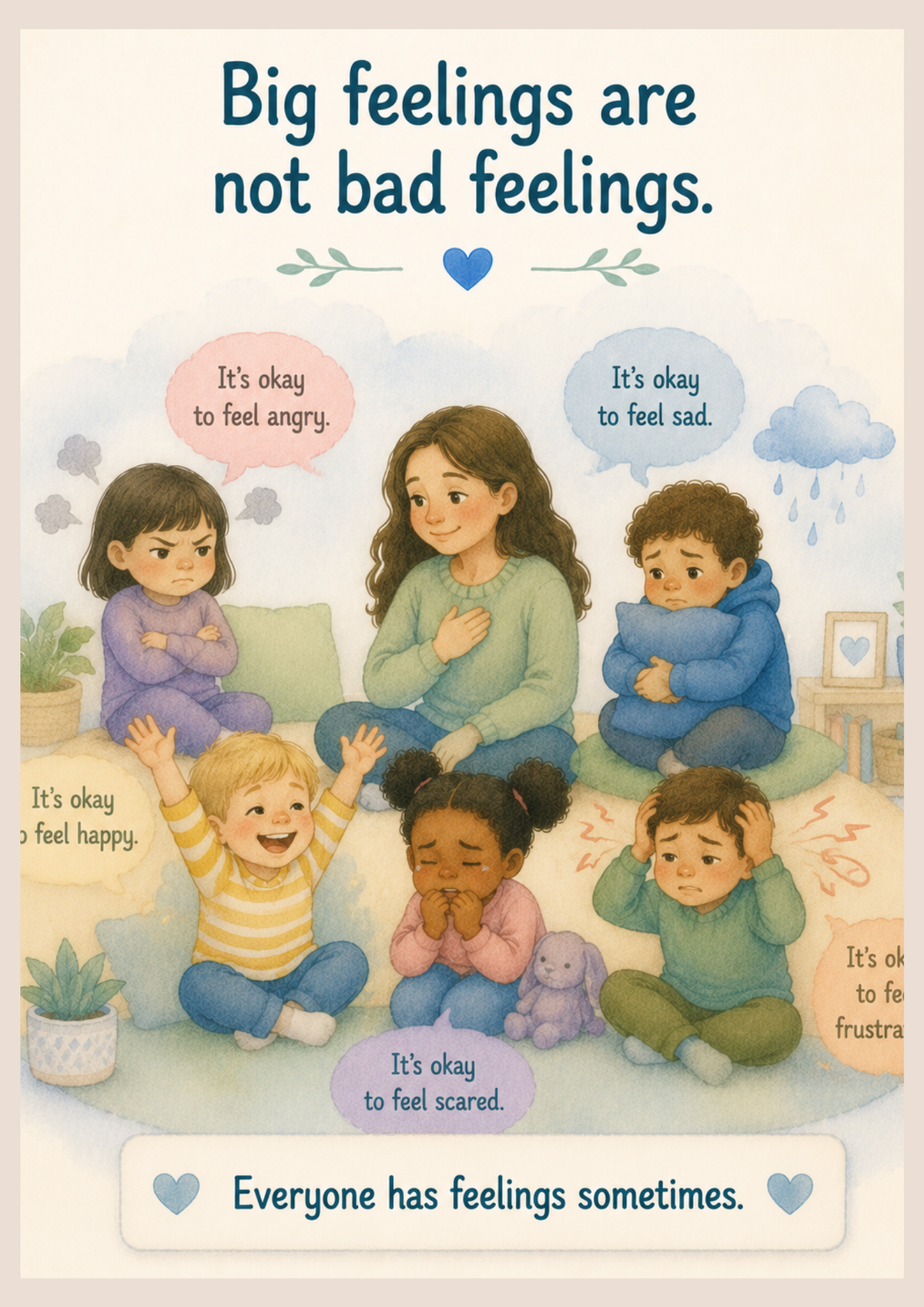 Big Feelings Are Allowed | Autism Social Story Printable PDF