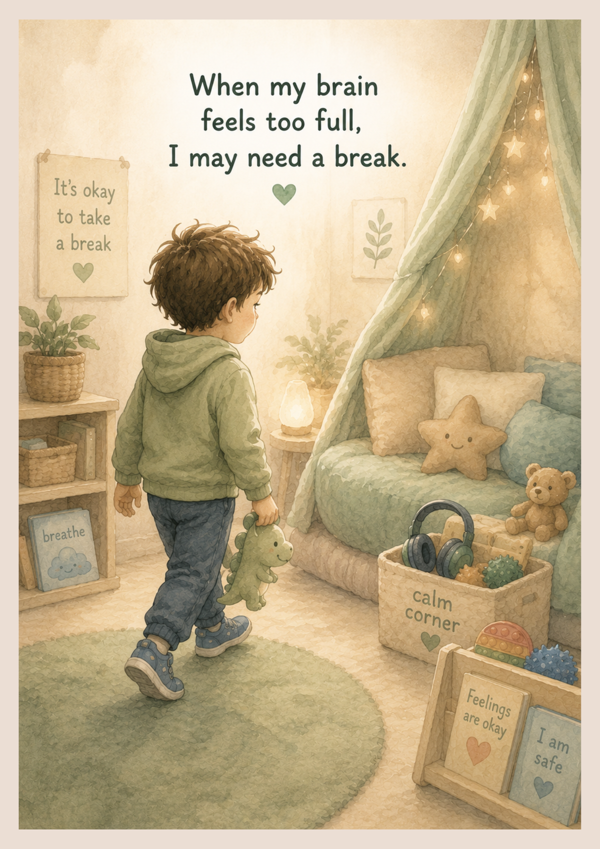 The Day I Needed a Break | Autism-Friendly Social Story for Emotional Regulation