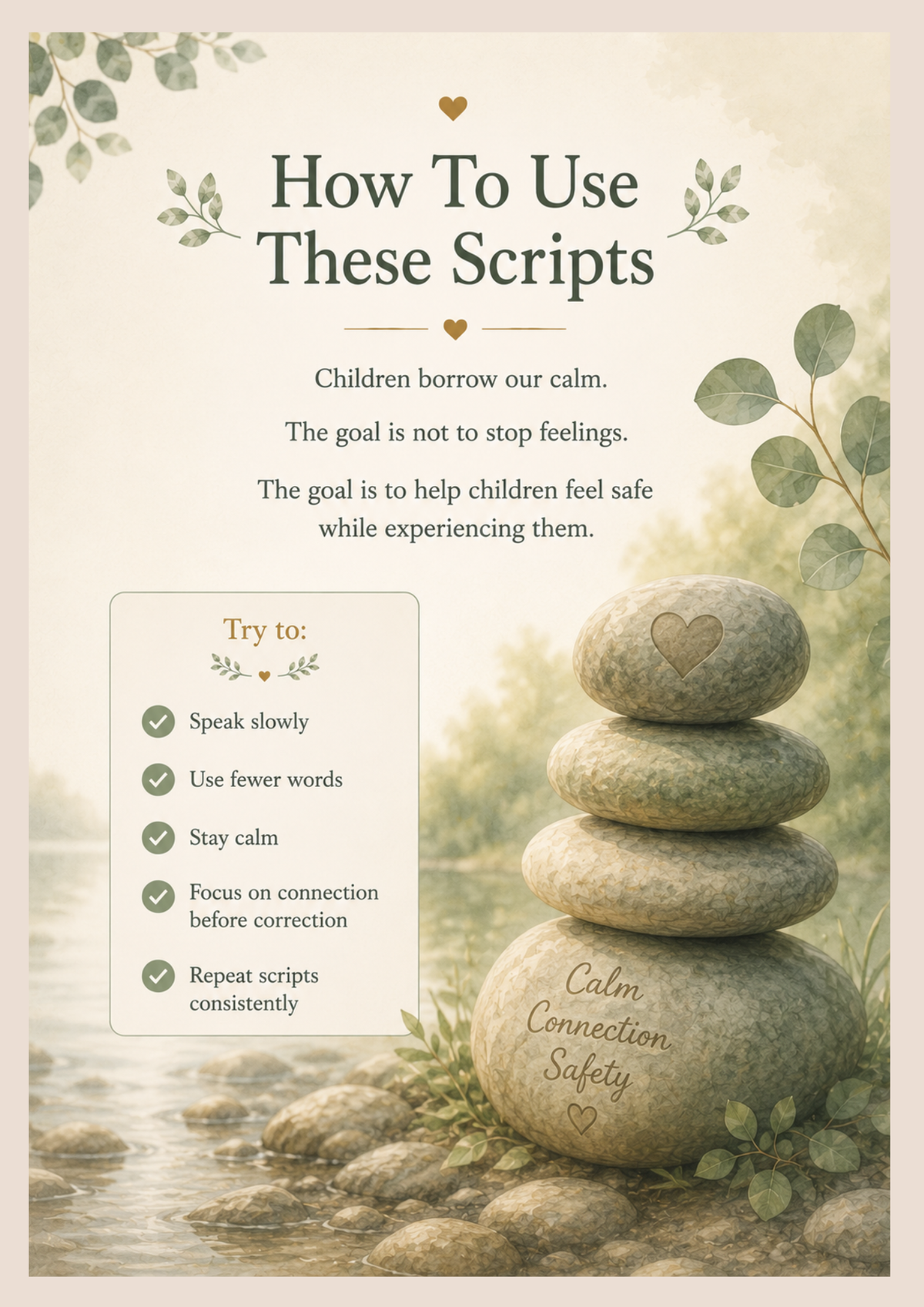 Parent Scripts Pack | Calm Words For Difficult Moments