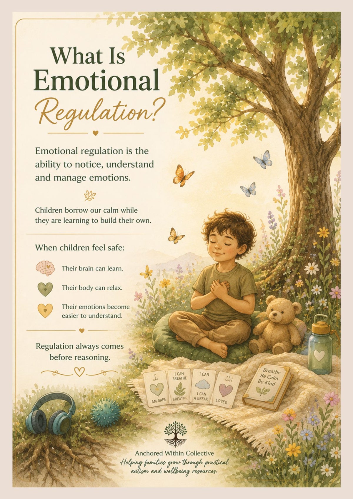 Calm Home Toolkit | Printable Emotional Regulation & Calm Corner Resource for Parents of Autistic & Neurodivergent Children (PDF Download)