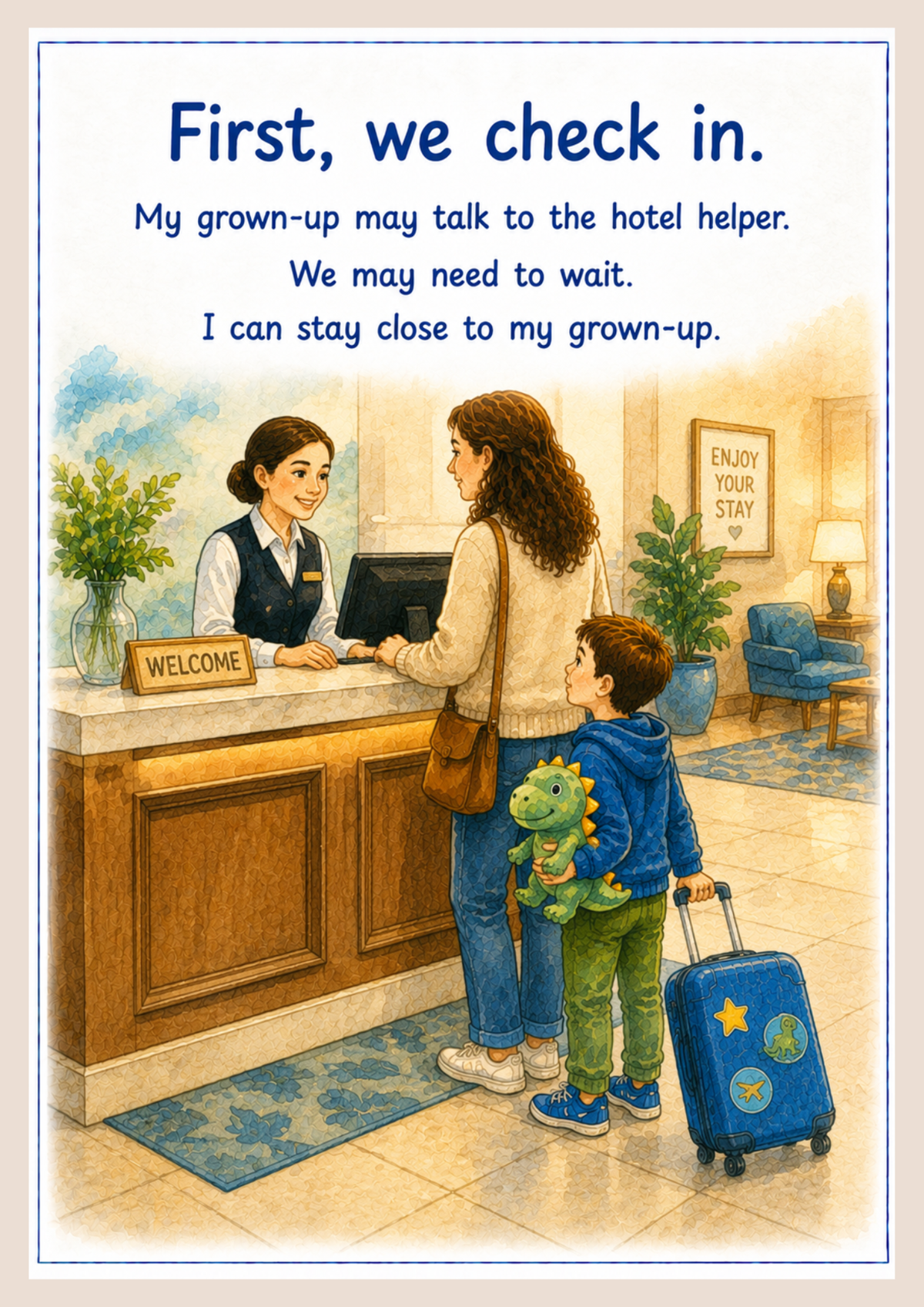 Hotel Stay Story | A Social Story to Help Children Feel Calm and Confident in a New Hotel