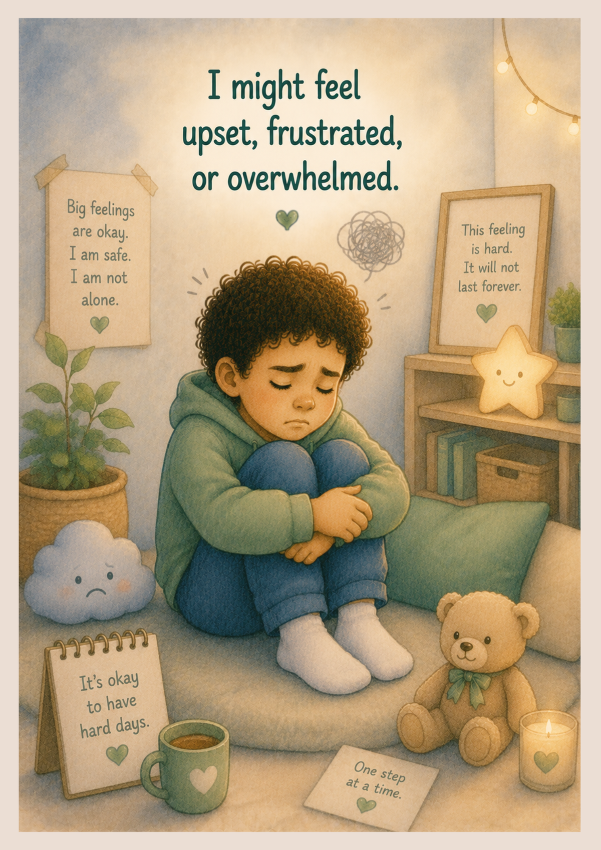 I Can Try Again Tomorrow | Autism- Friendly Social Story | Printable PDF