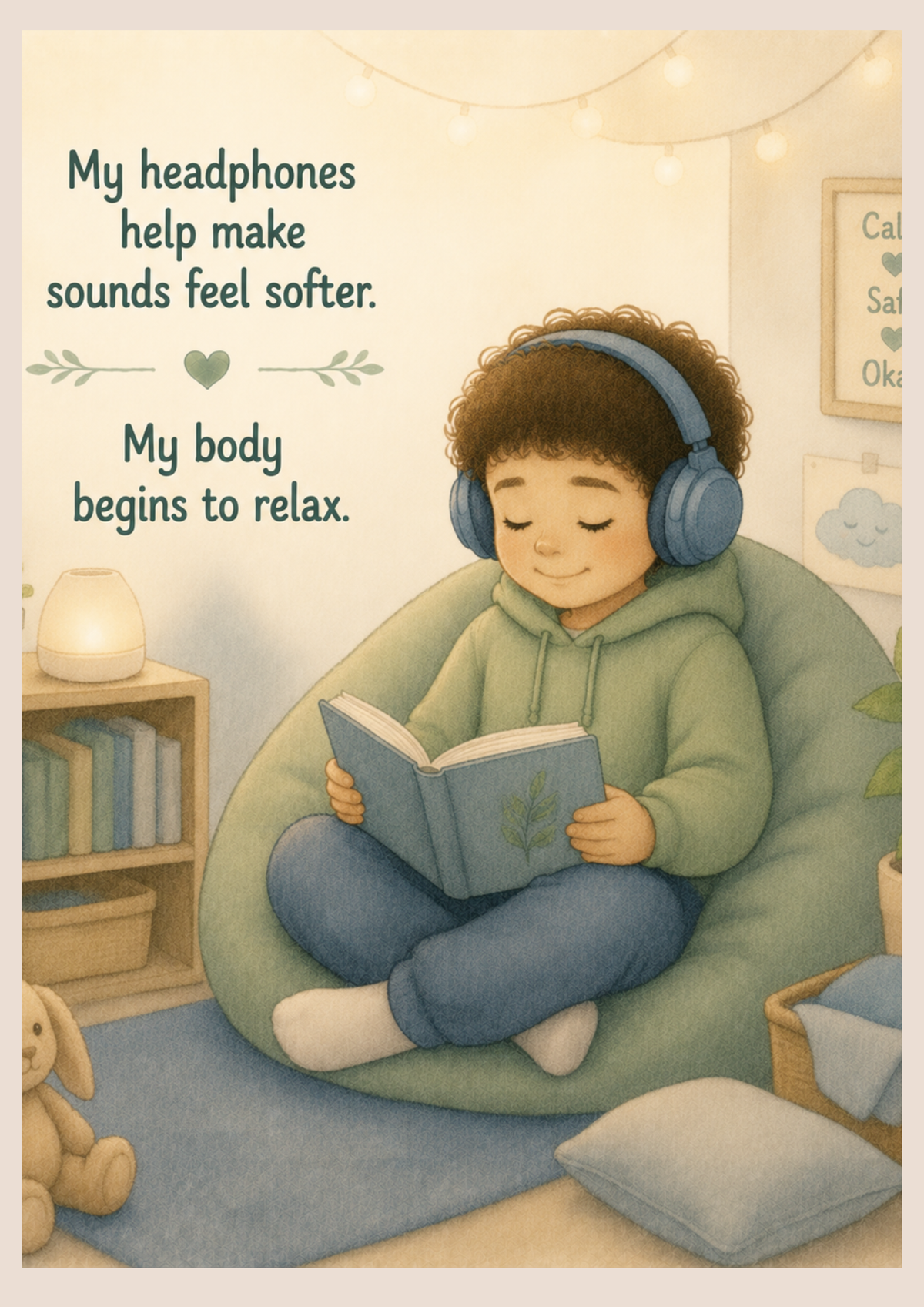 My Headphones Help Me | Autism - Friendly Social Story | Printable PDF For Sensory Support
