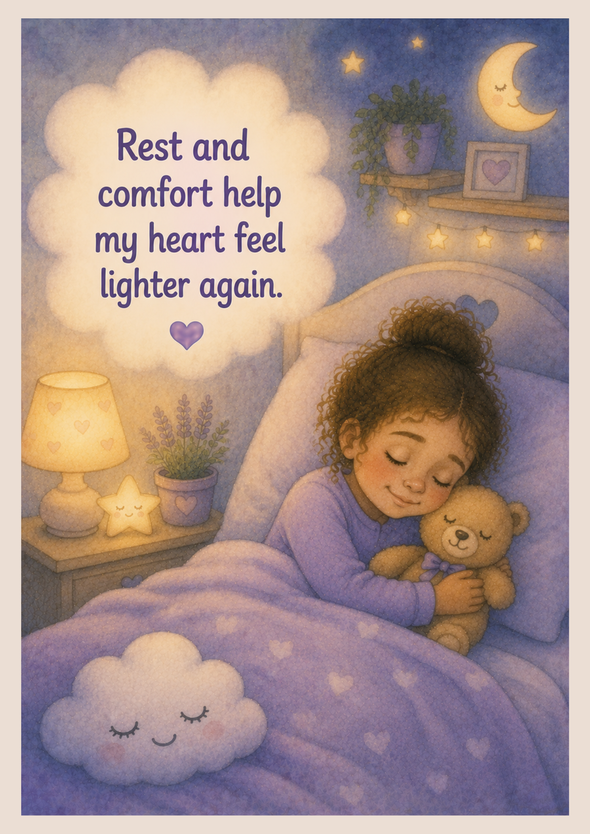 The Little Heart That Needed Rest | Printable Social Story for Overwhelm & Emotional Safety