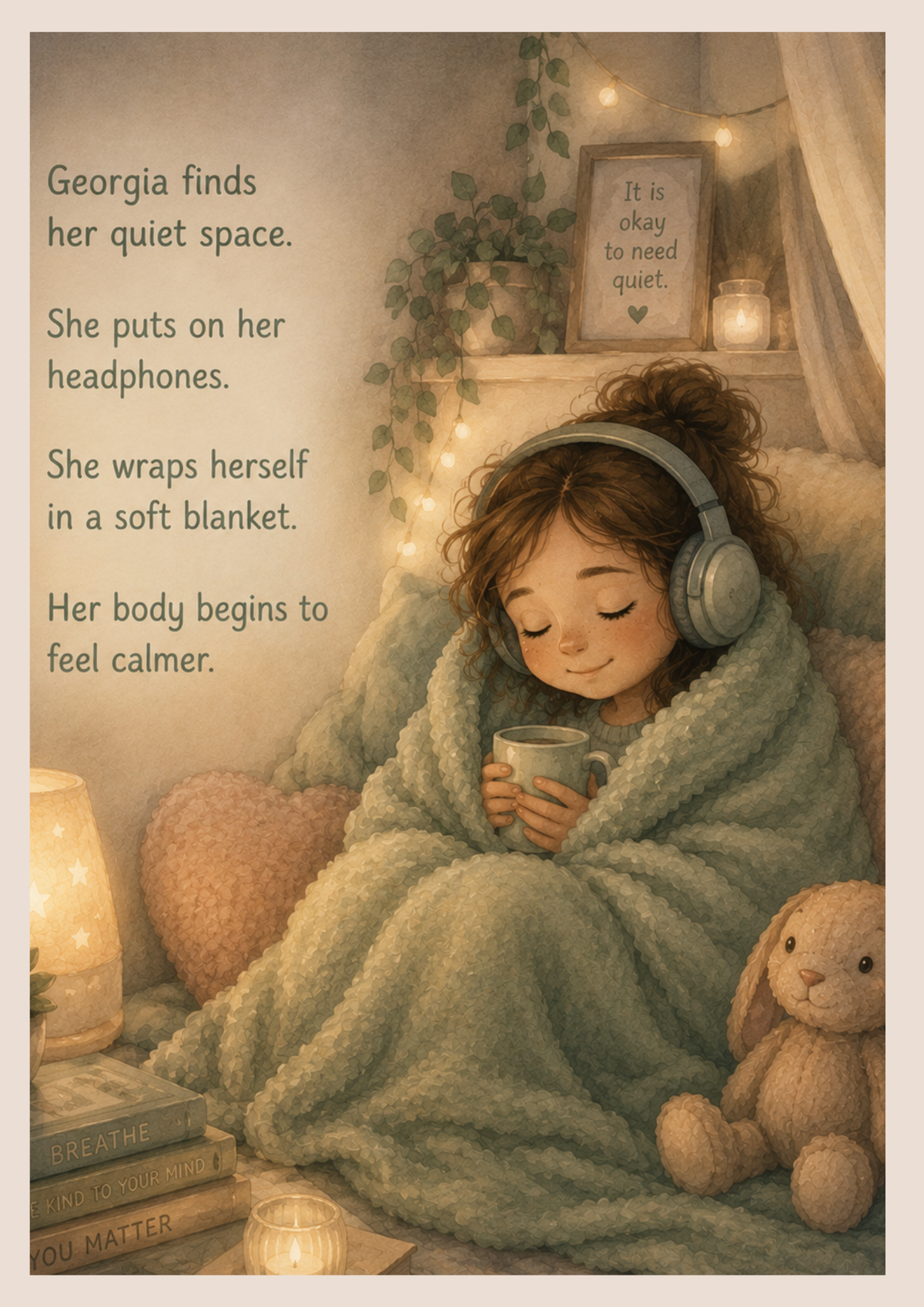 Georgia Likes Quiet Spaces | Autism Social Story Printable PDF