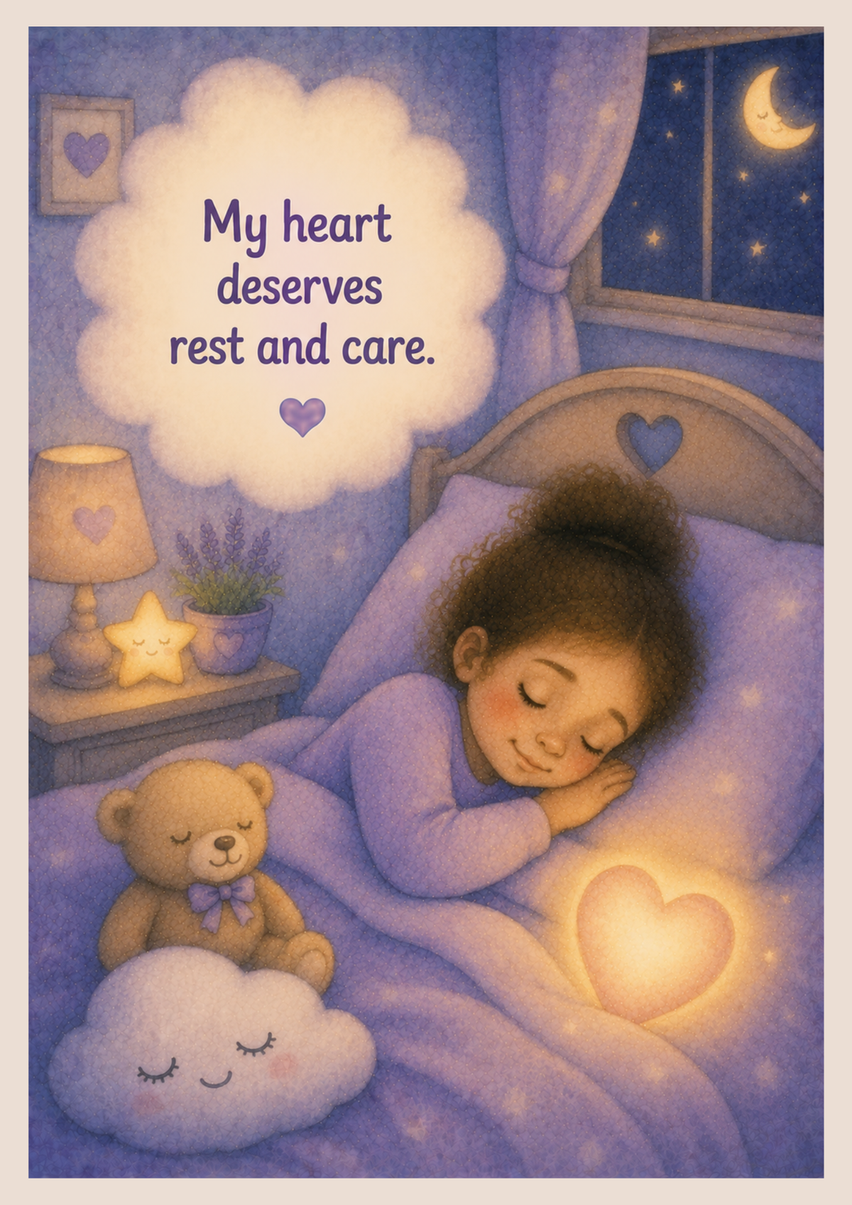 The Little Heart That Needed Rest | Printable Social Story for Overwhelm & Emotional Safety