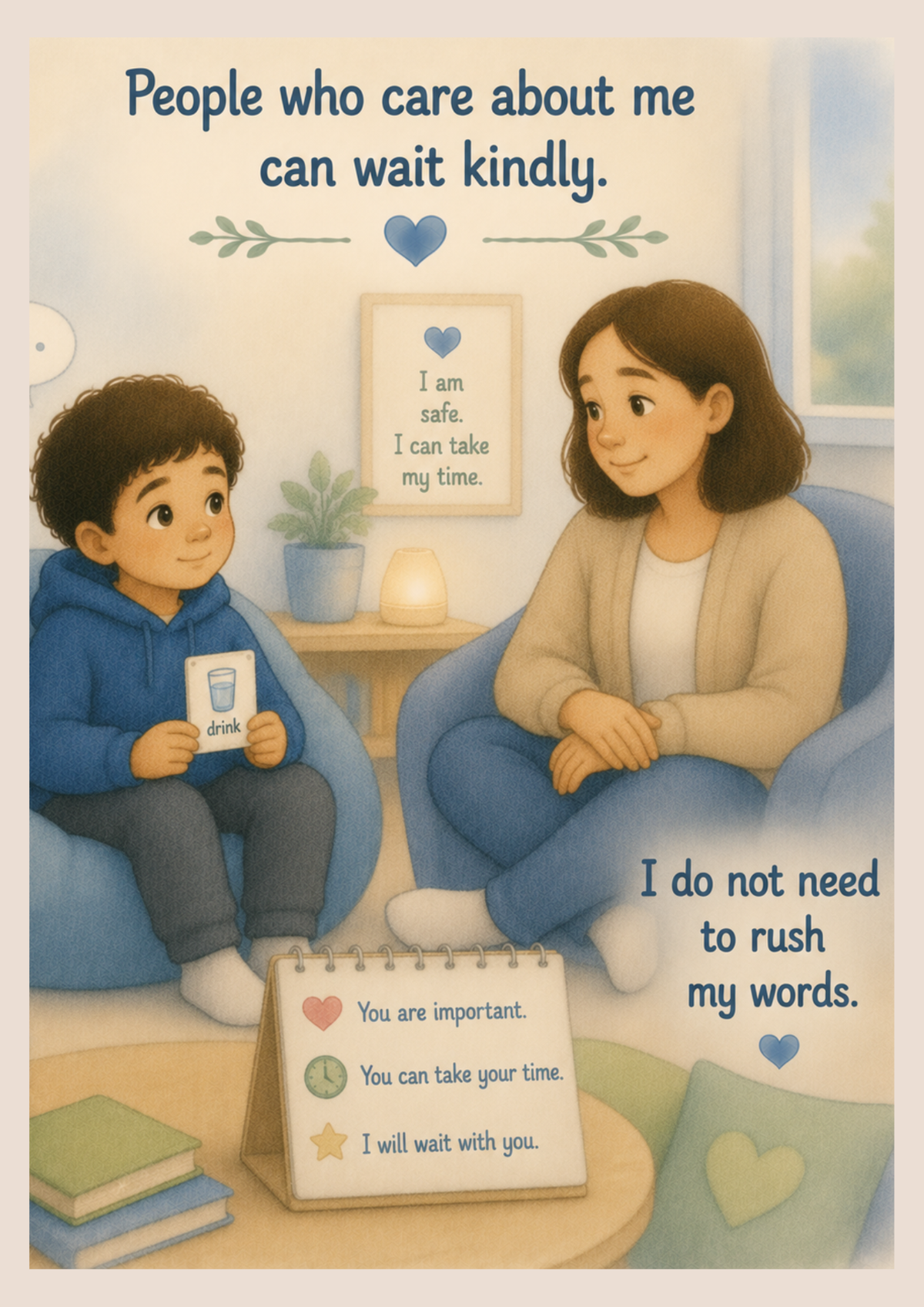 Sometimes My Words Hide | Autism Friendly Social Story | Printable PDF for Communication Confidence