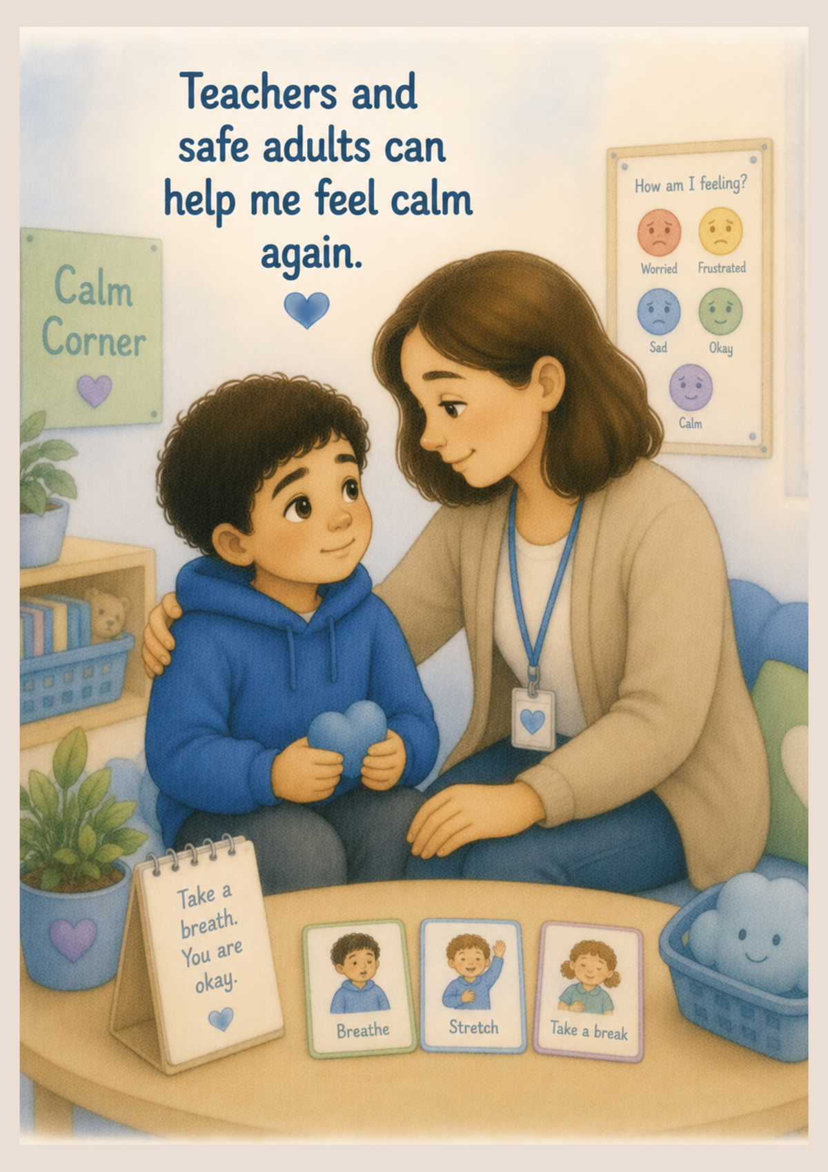 School Feels Big Sometimes | Autism-Friendly Social Story | Printable PDF for School Anxiety & Confidence