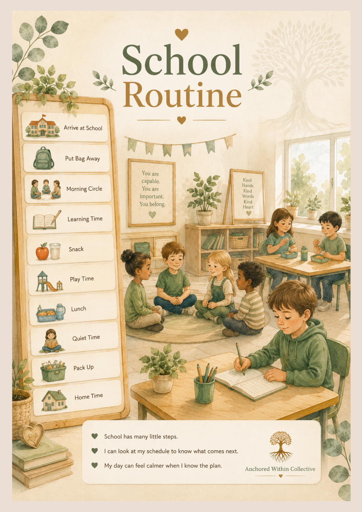 Visual Schedule Pack | Printable Visual Routine Cards for Autism & School Readiness