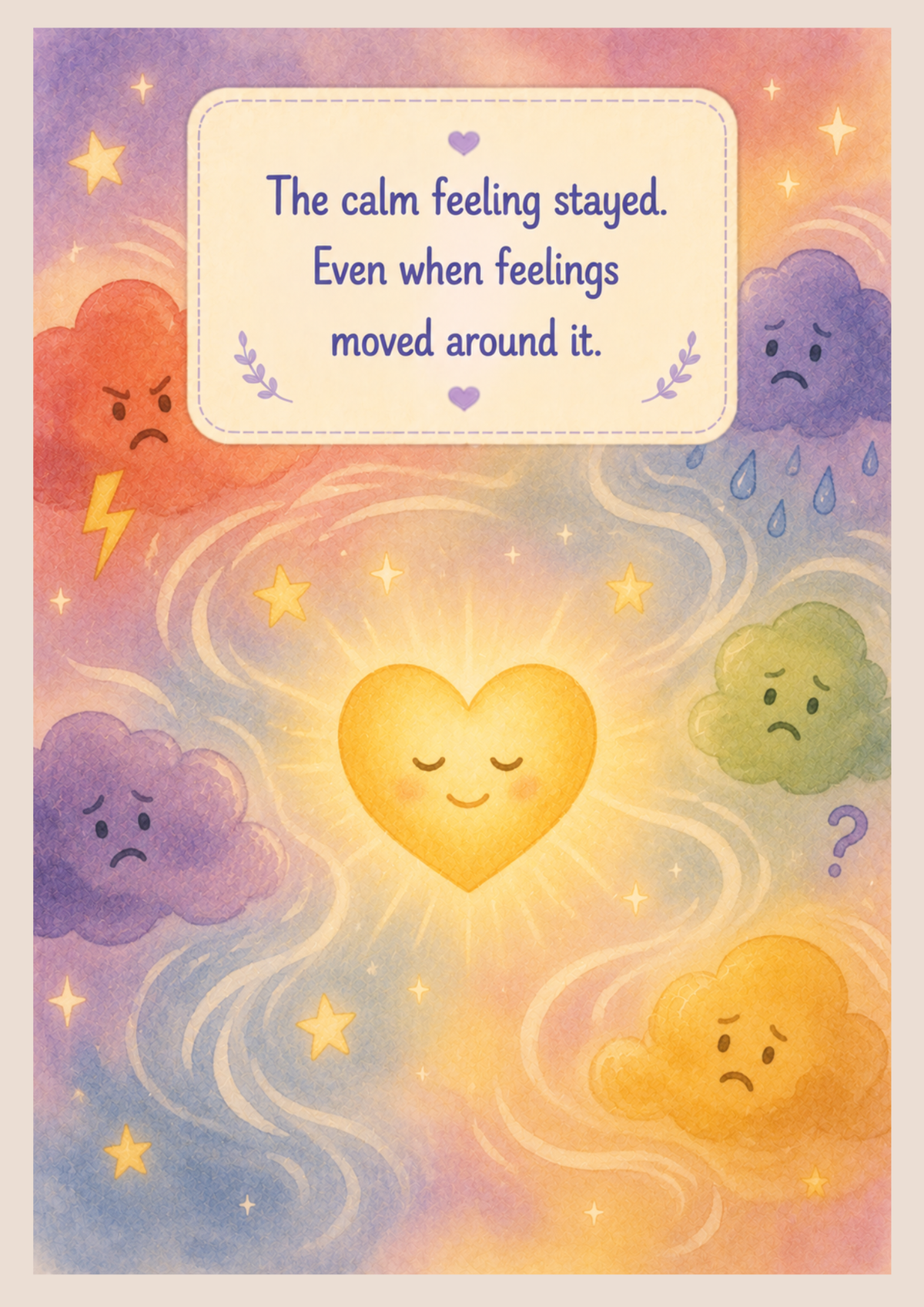 The Calm In My Chest | Printable Social Story for Emotional Regulation & Inner Calm