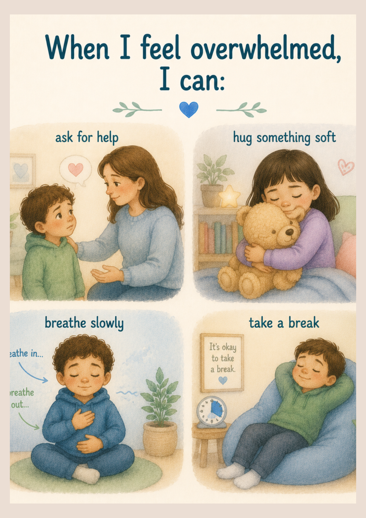 Big Feelings Are Allowed | Autism Social Story Printable PDF