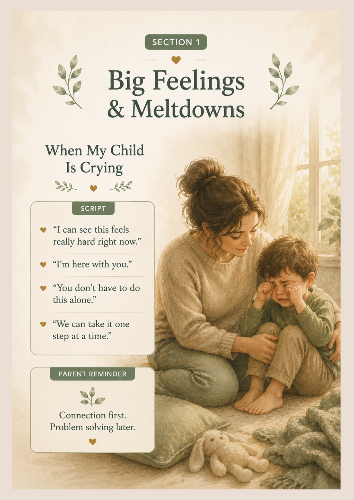 Parent Scripts Pack | Calm Words For Difficult Moments