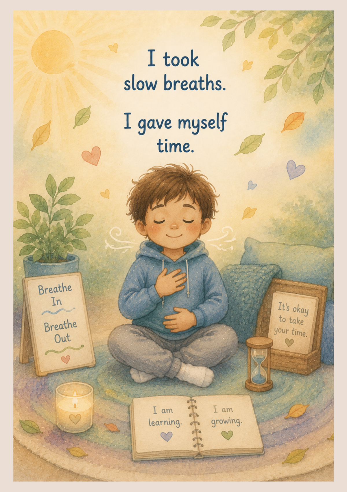 The Day My Feelings Felt Loud | Printable Social Story for Emotional Regulation & Big Feelings
