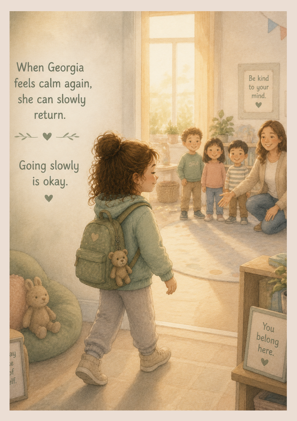 Georgia Likes Quiet Spaces | Autism Social Story Printable PDF