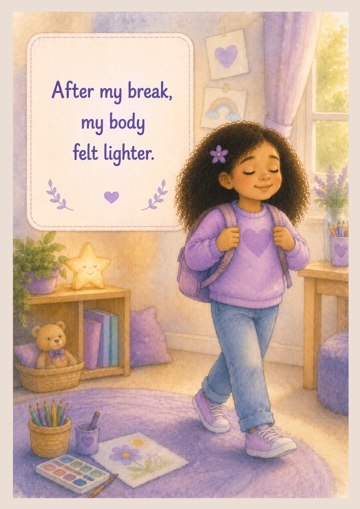 My Body Needed a Break | Printable Social Story for Recognising Overwhelm & Self-Regulation