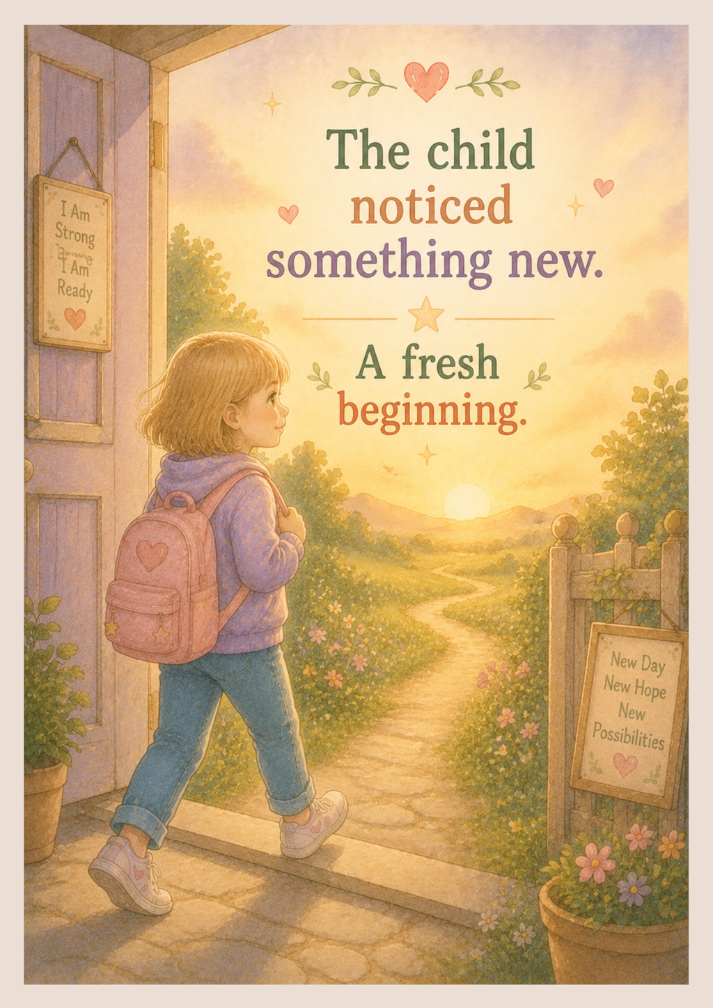 Tomorrow Is A New Day | Autism-Friendly Social Story | Printable PDF for Emotional Resilience & Hope