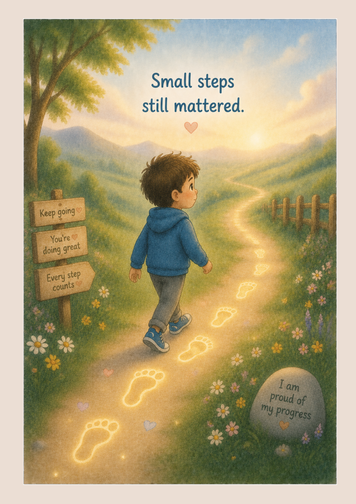 Little Steps Still Count | Printable Social Story for Building Confidence & Resilience