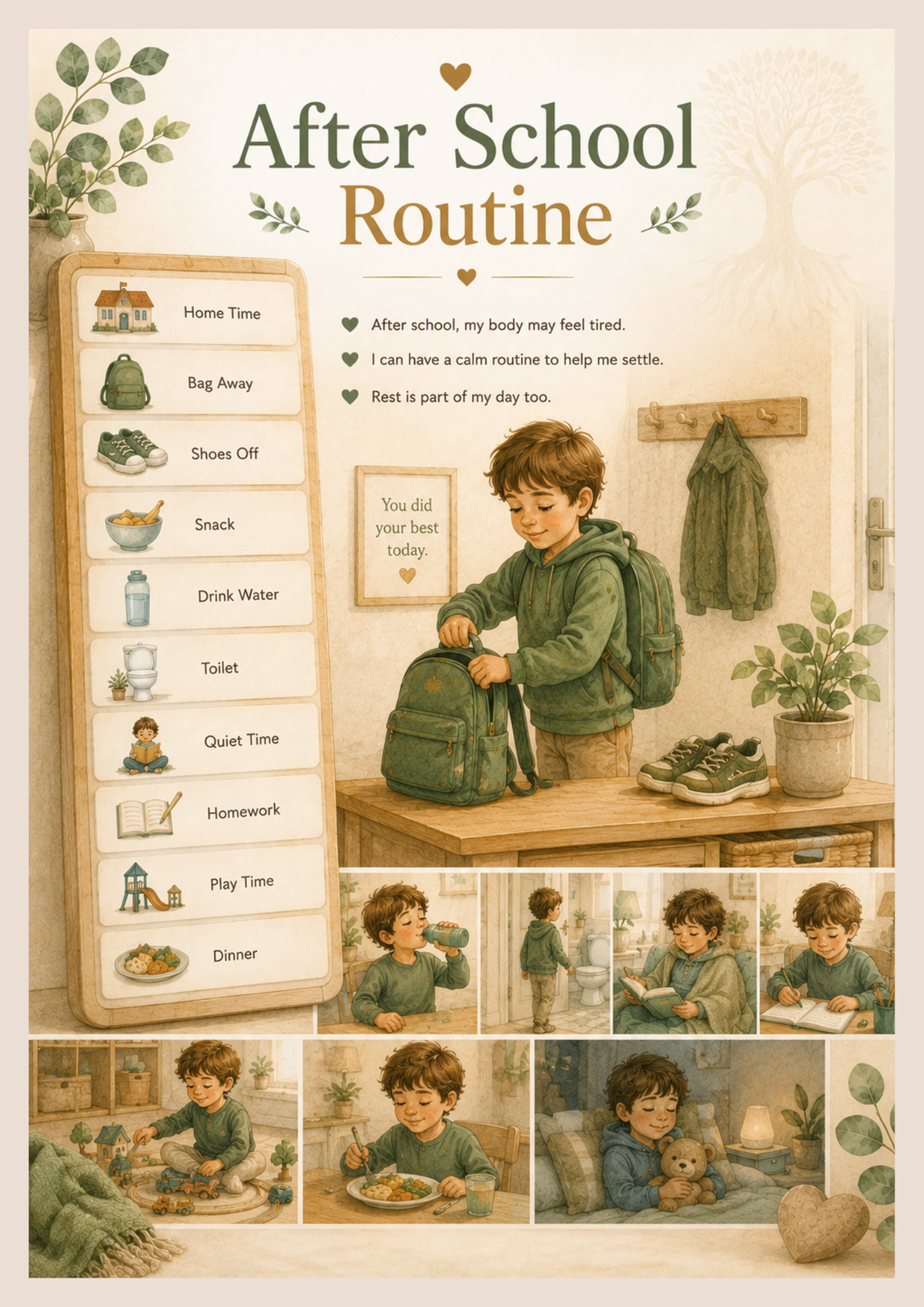 Visual Schedule Pack | Printable Visual Routine Cards for Autism & School Readiness