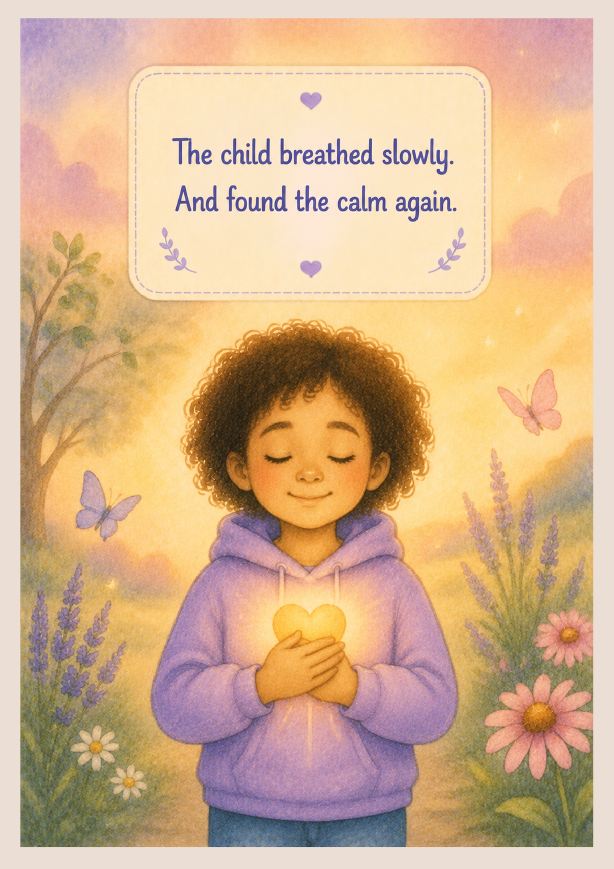 The Calm In My Chest | Printable Social Story for Emotional Regulation & Inner Calm