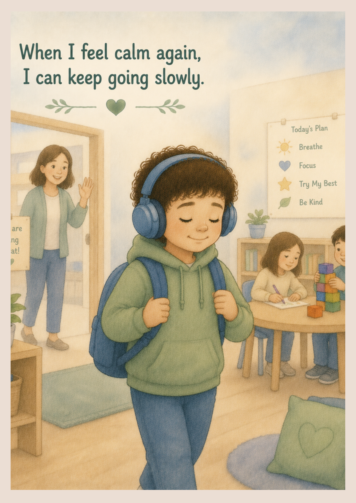 My Headphones Help Me | Autism - Friendly Social Story | Printable PDF For Sensory Support