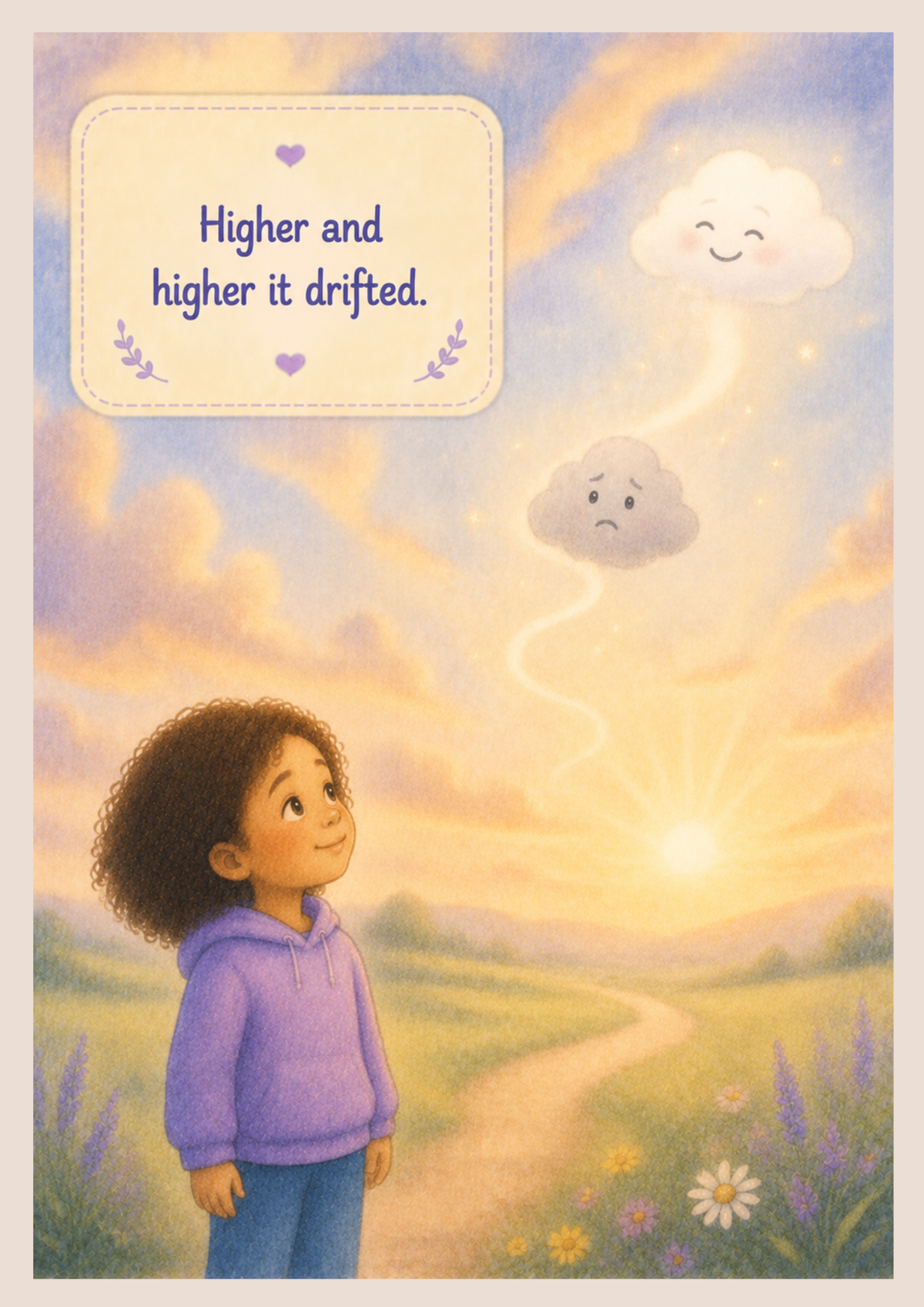 The Worry That Floated Away | Printable Social Story for Anxiety Support 🎈