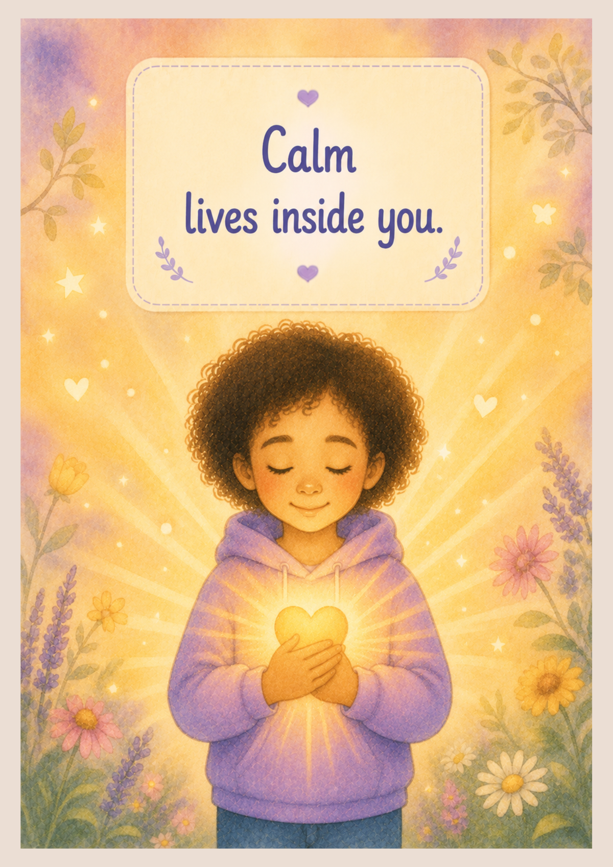 The Calm In My Chest | Printable Social Story for Emotional Regulation & Inner Calm