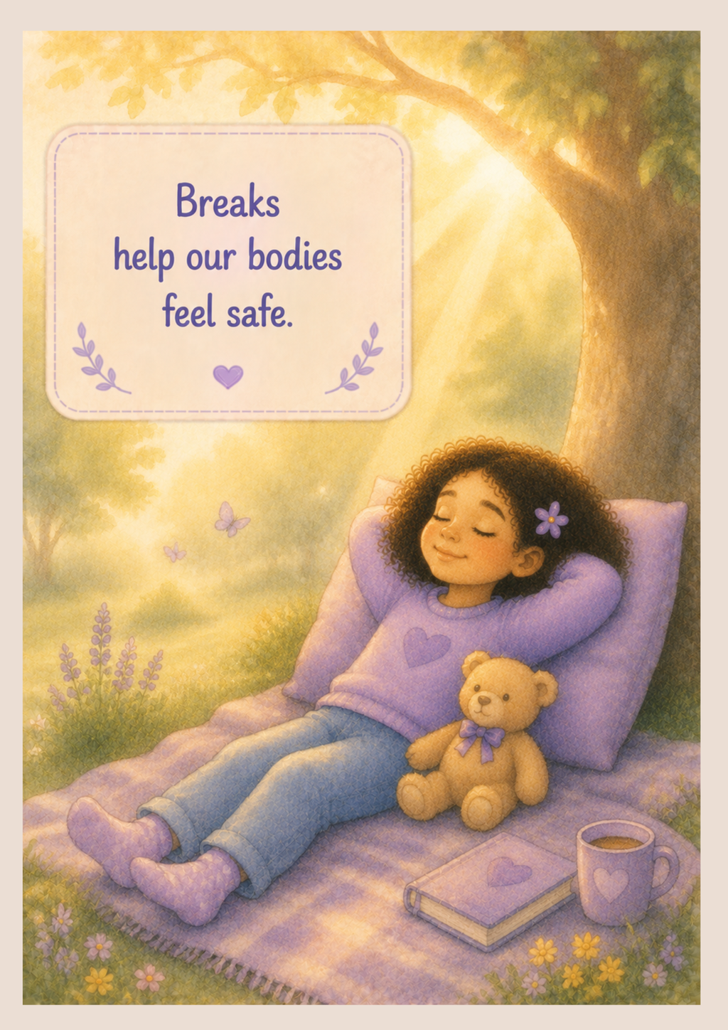 My Body Needed a Break | Printable Social Story for Recognising Overwhelm & Self-Regulation